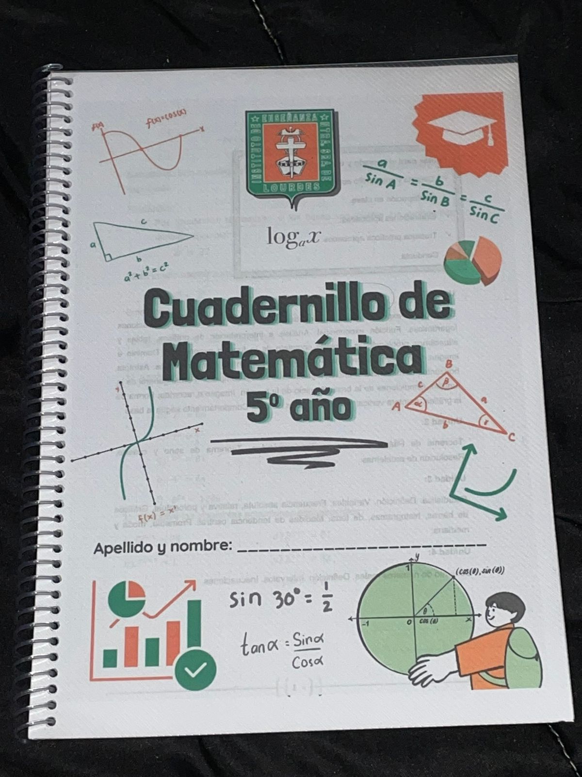 Cuadernillo impreso y anillado personalizado